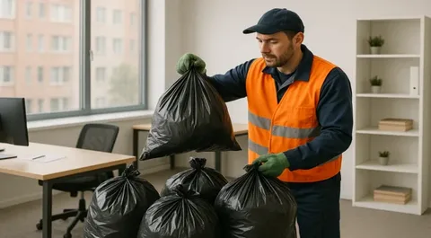 Уборка и вывоз мусора после мероприятий в Ельце в октябре